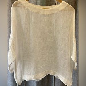 J. Jill - NWOT.  100% Linen , white gauze. Very oversized! Summer!!! XS - L